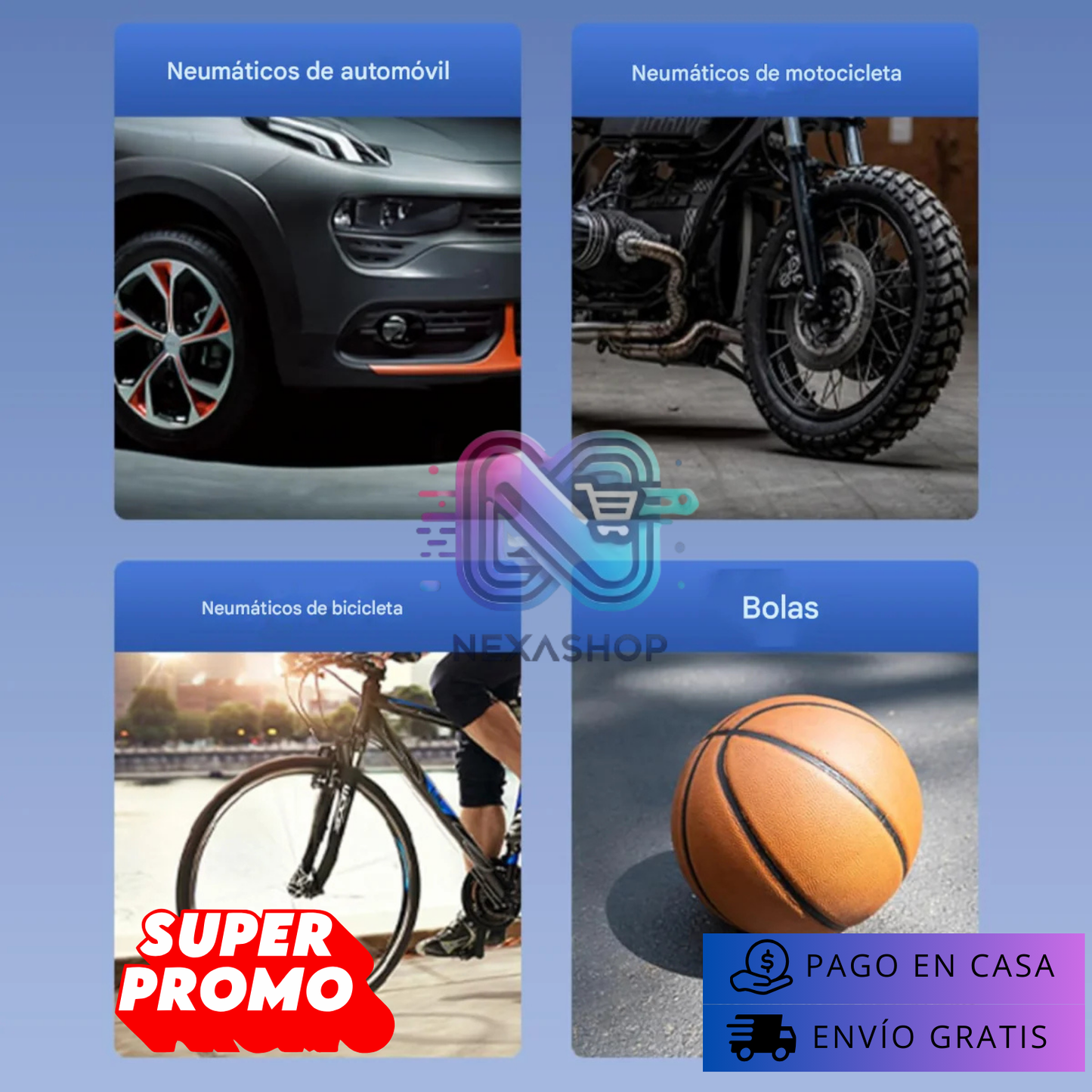 Inflador Digital Multifuncional PRO