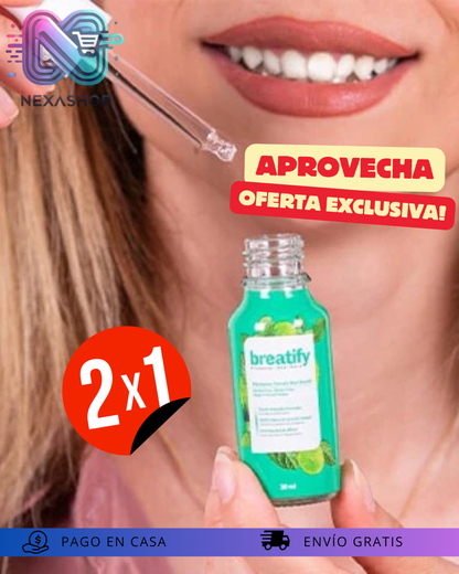 BREATIFY Gotas para el mal aliento