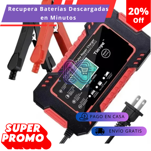 Cargador Baterias Carro Motos 12v