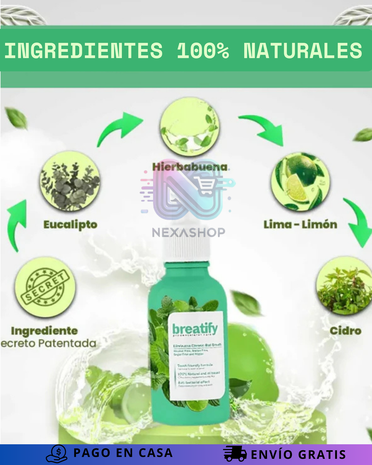 BREATIFY Gotas para el mal aliento