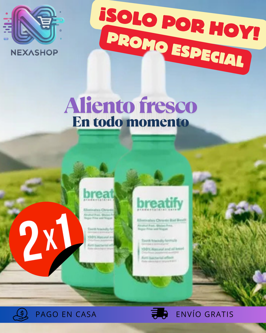 BREATIFY Gotas para el mal aliento